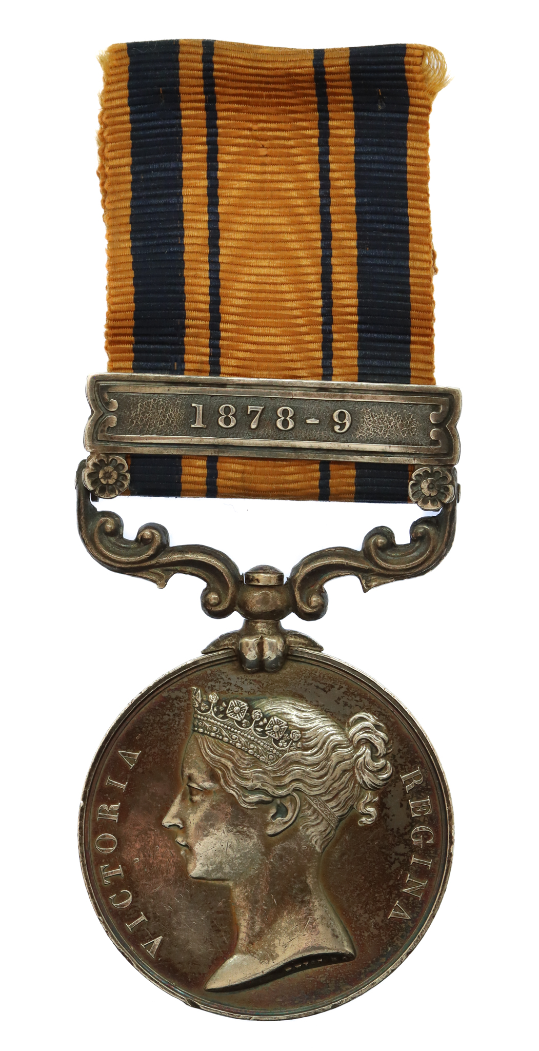 South Africa 1877-79 (Zulu War) Medal (Clasp - 1878-9) - Pte. R. Robertson, 1st Bn. 13th Regiment of Foot 