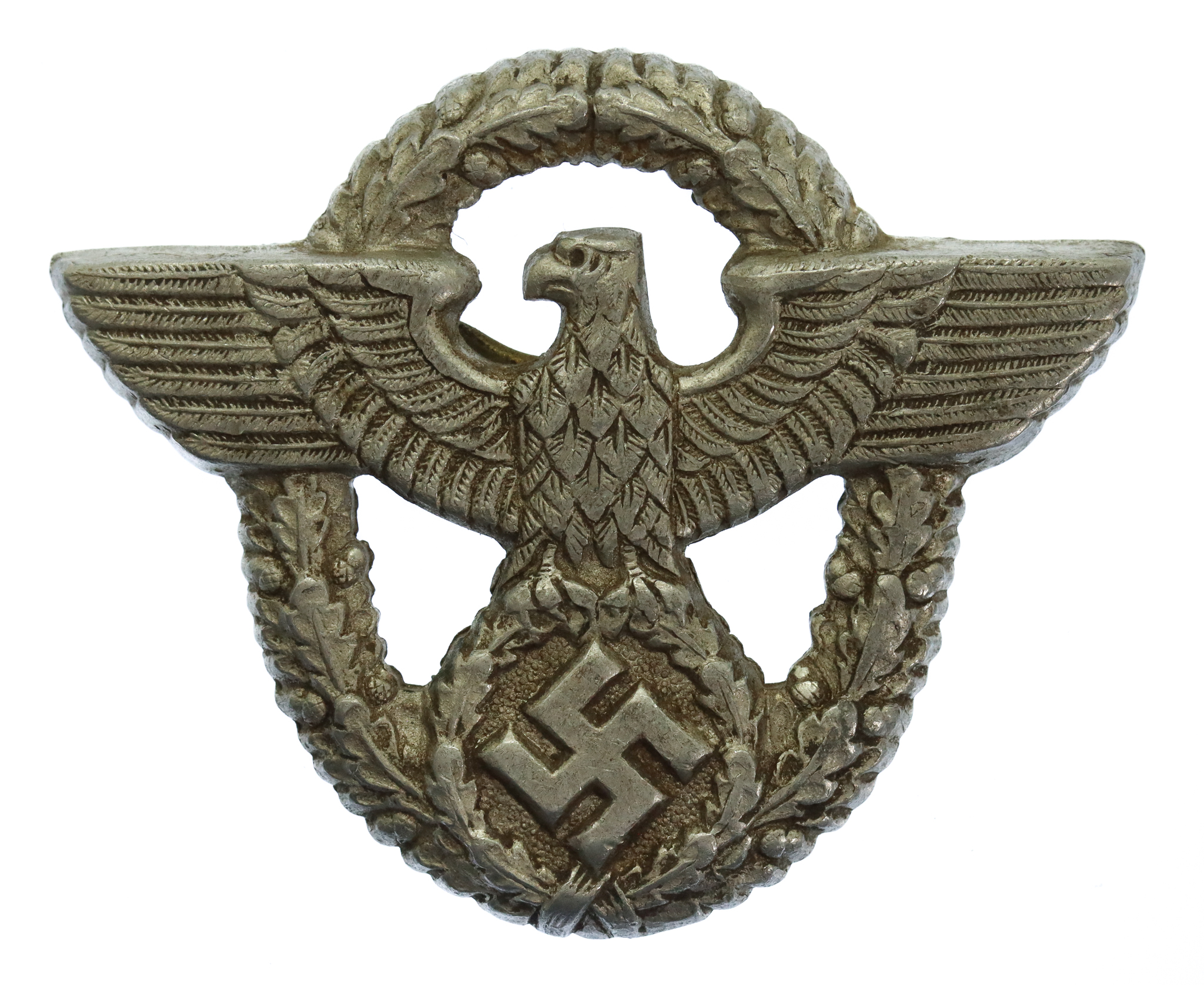 Germany WW2 Third Reich Police Cap Badge