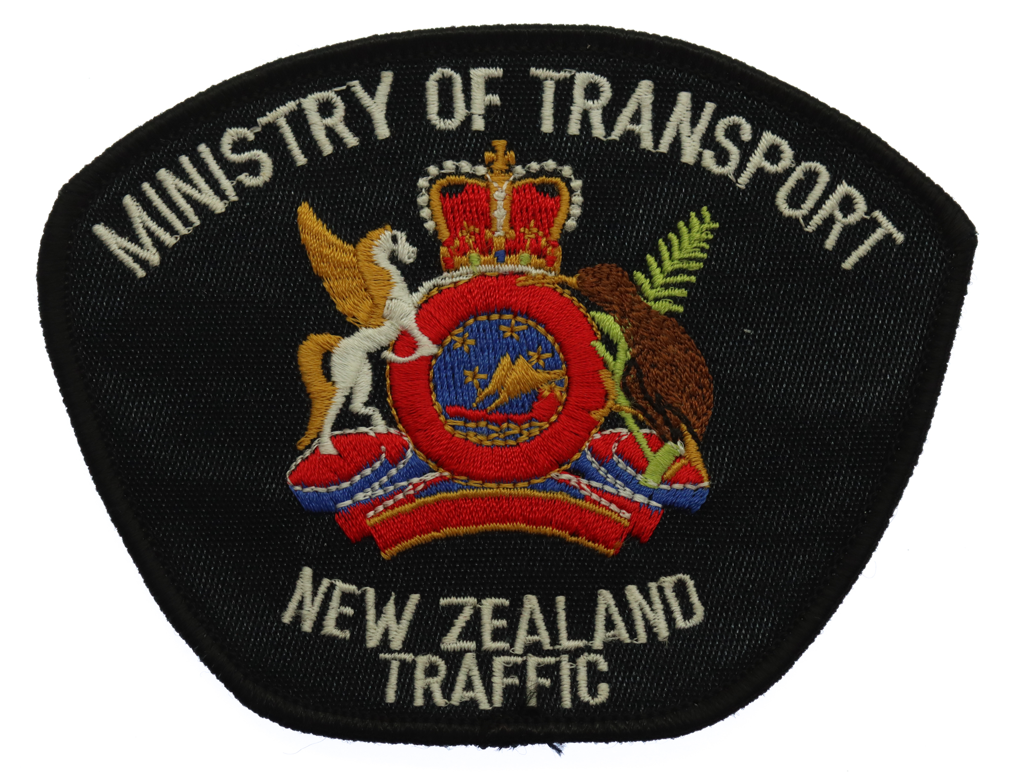 New Zealand Traffic Police Ministry of Transport Cloth Patch Badge