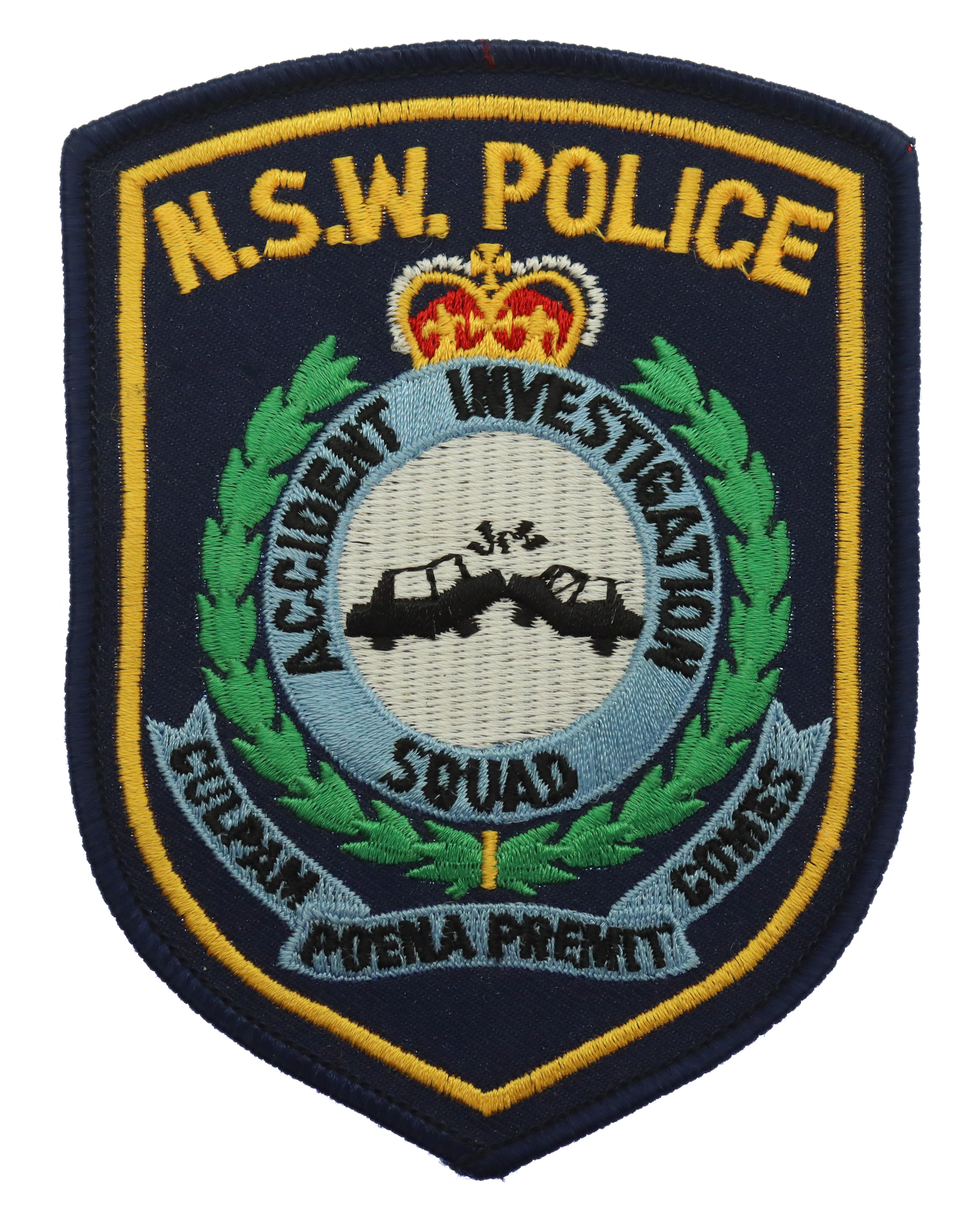 Australia New South Wales Police Accident Investigation Squad Cloth Patch Badge