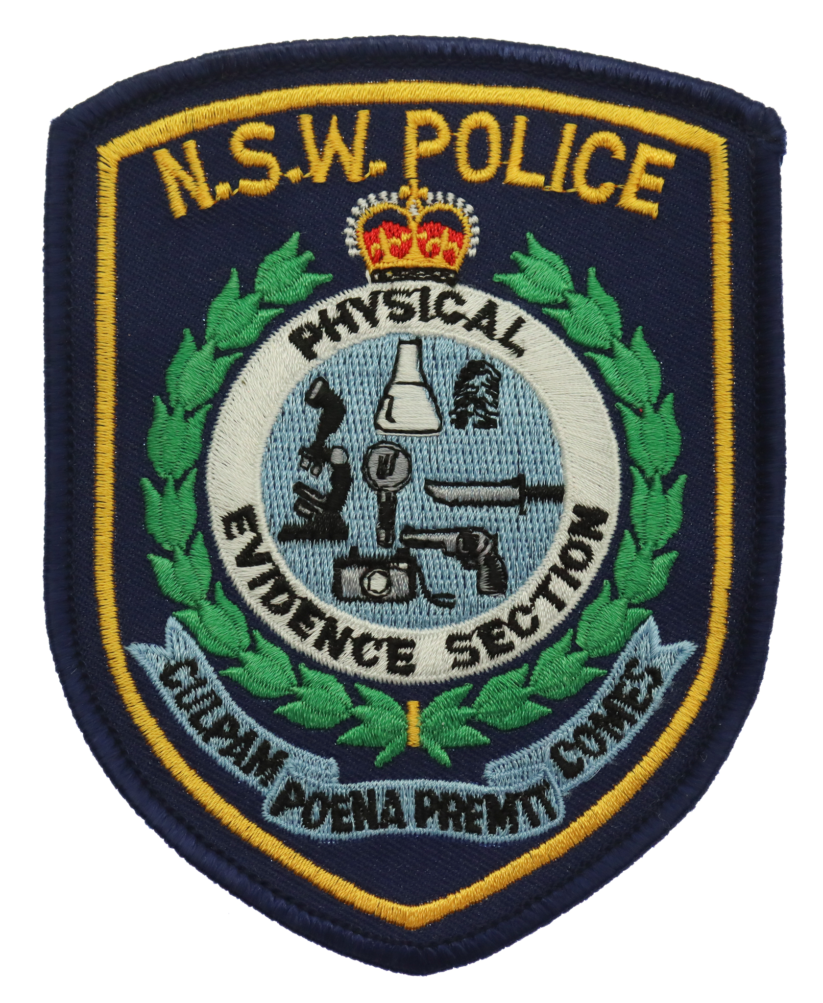 Australia New South Wales Police Physical Evidence Section Cloth Patch Badge
