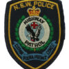 Australia New South Wales Police Highway Patrol Cloth Patch Badge