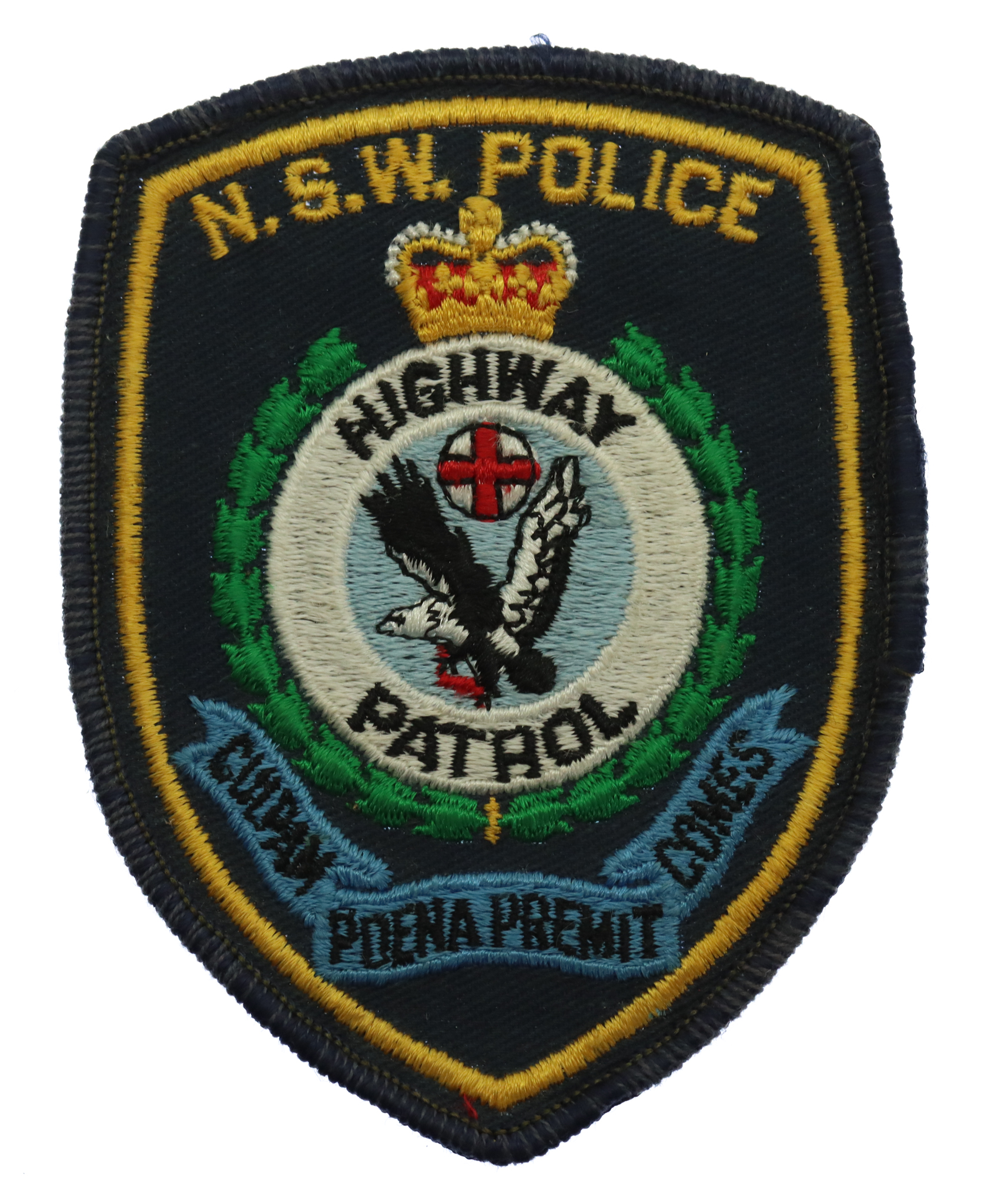Australia New South Wales Police Highway Patrol Cloth Patch Badge