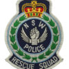 Australia New South Wales Police Rescue Squad Cloth Patch Badge