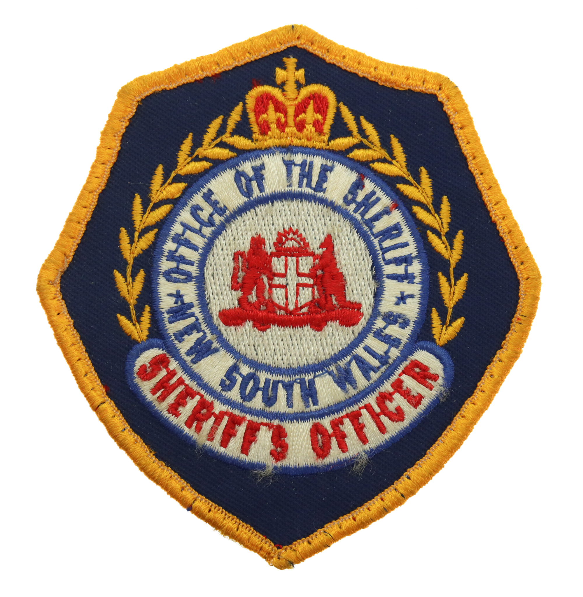 Australia New South Wales Sheriff's Officer Cloth Patch Badge