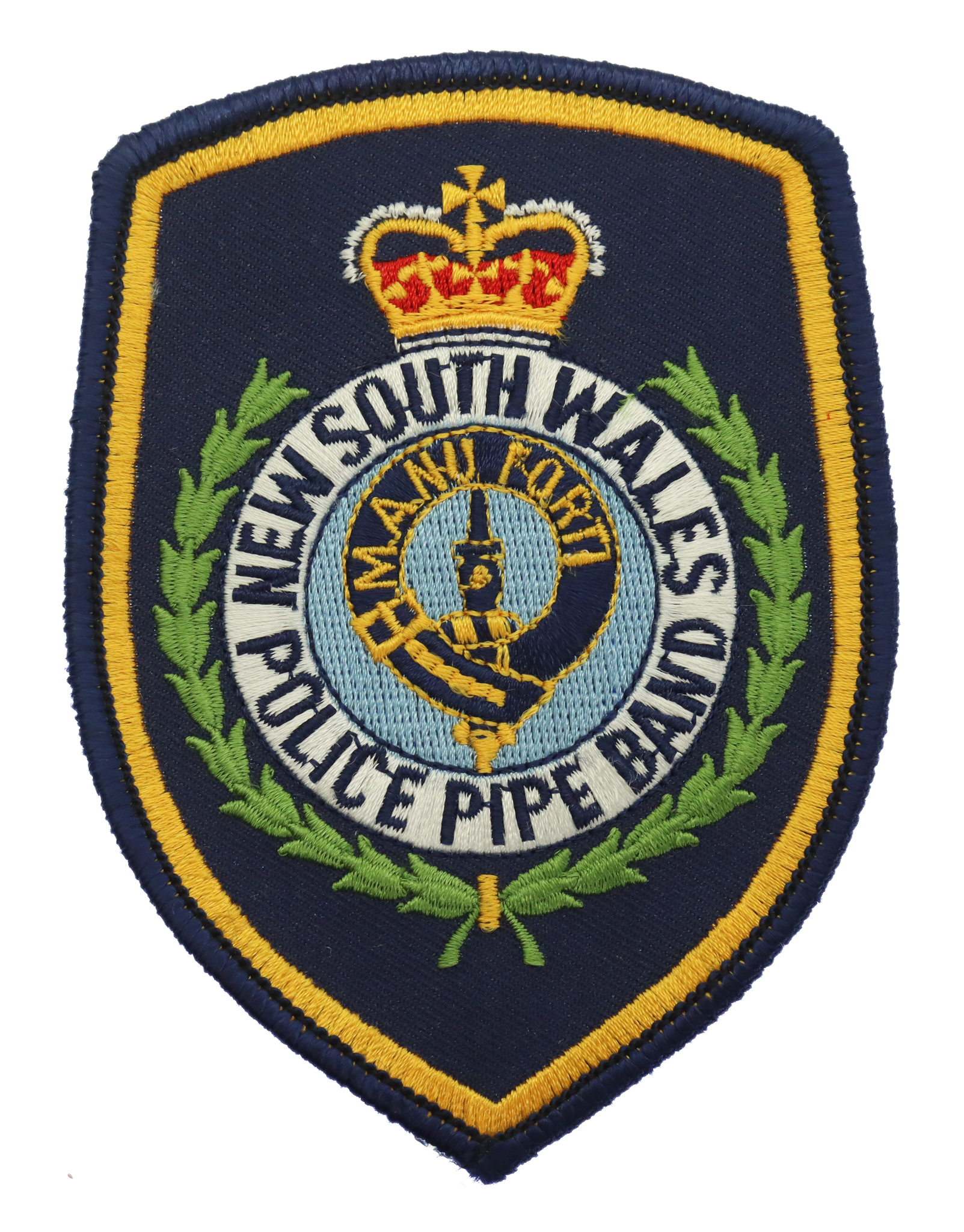 Australia New South Wales Police Pipe Band Cloth Patch Badge