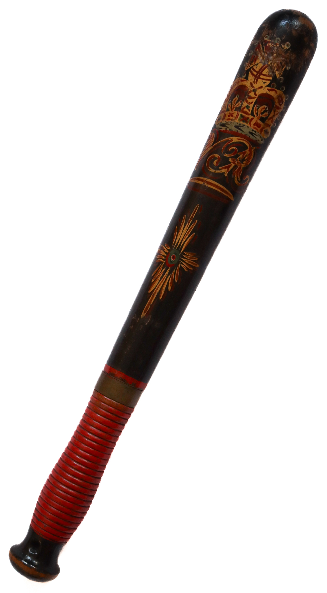 Victorian Hand Painted Police Truncheon
