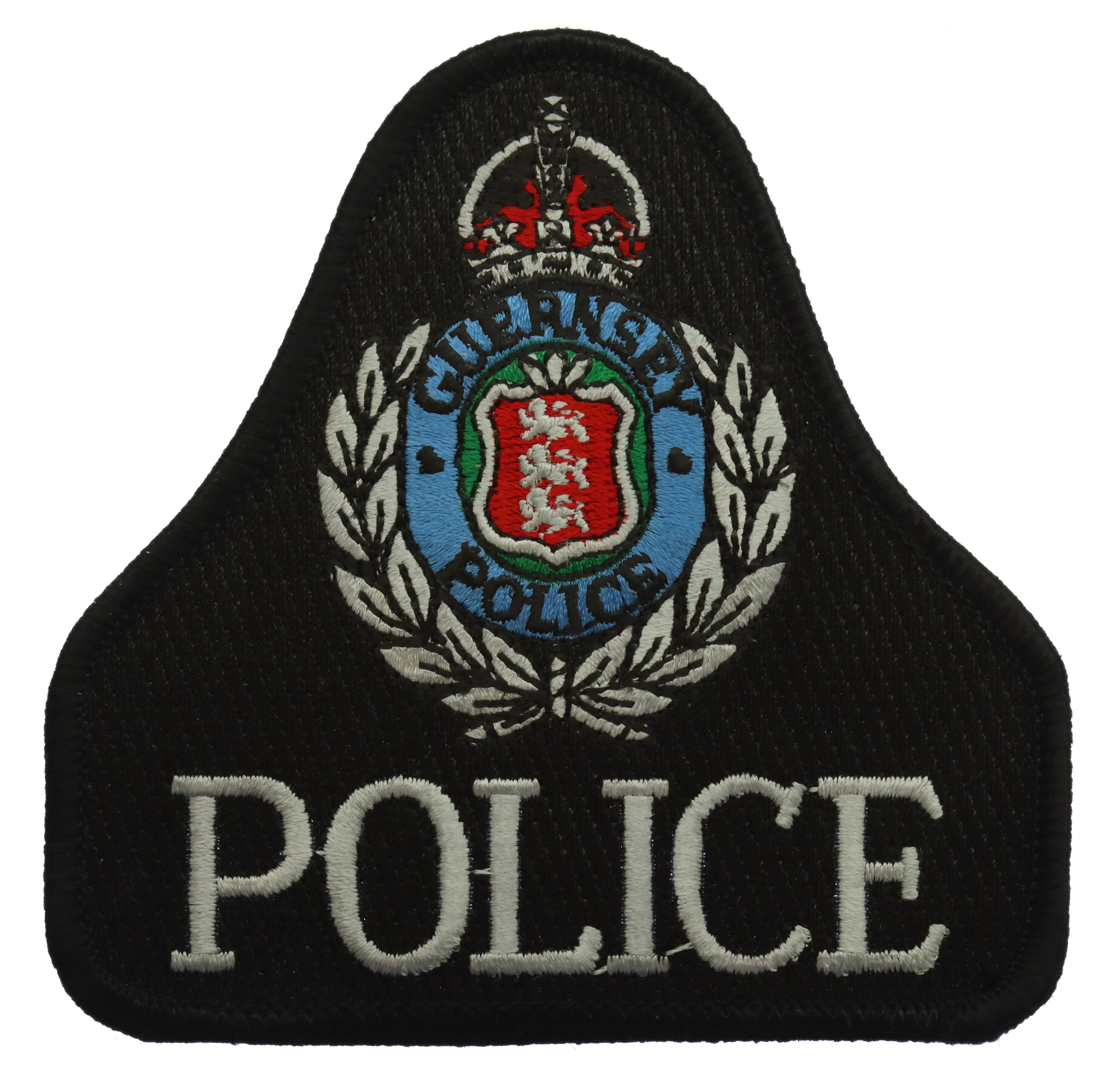 Guernsey Police Cloth Bell Patch Badge