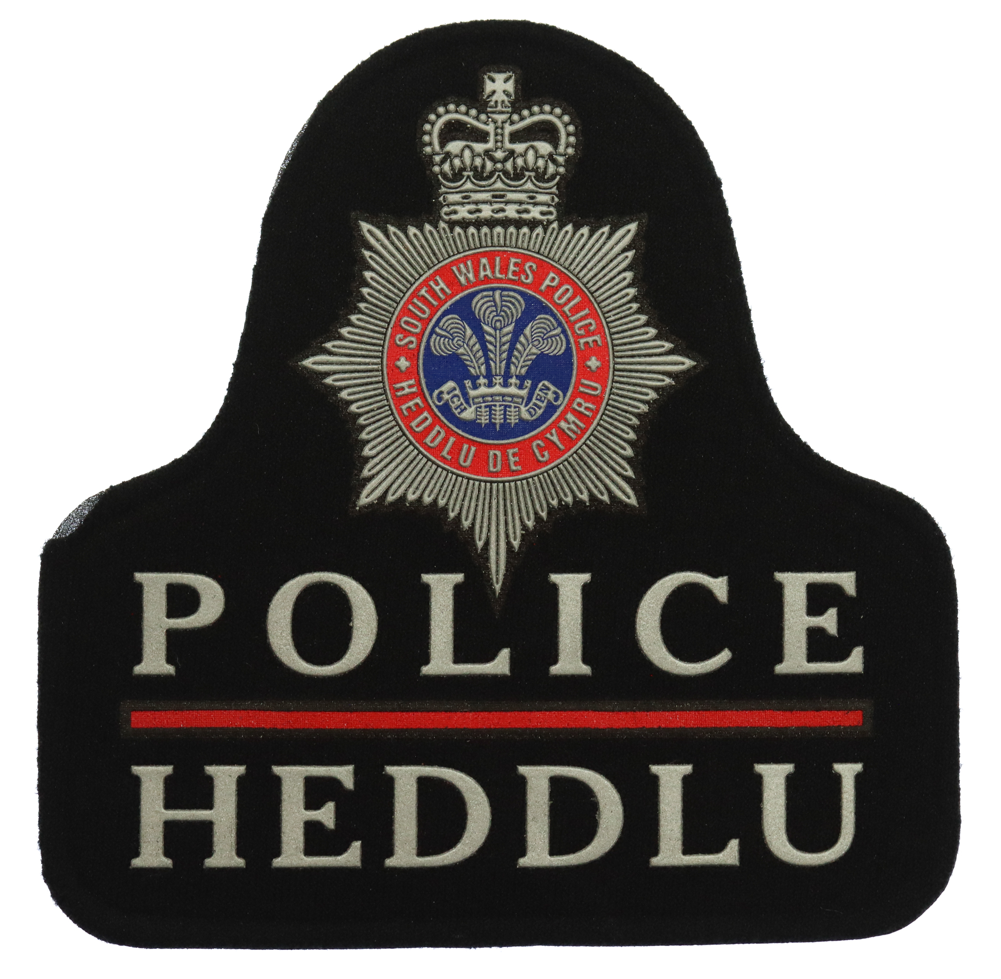 South Wales Police (Heddlu de Cymru) Cloth Bell Patch Badge