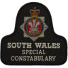 South Wales Special Constabulary Cloth Bell Patch Badge