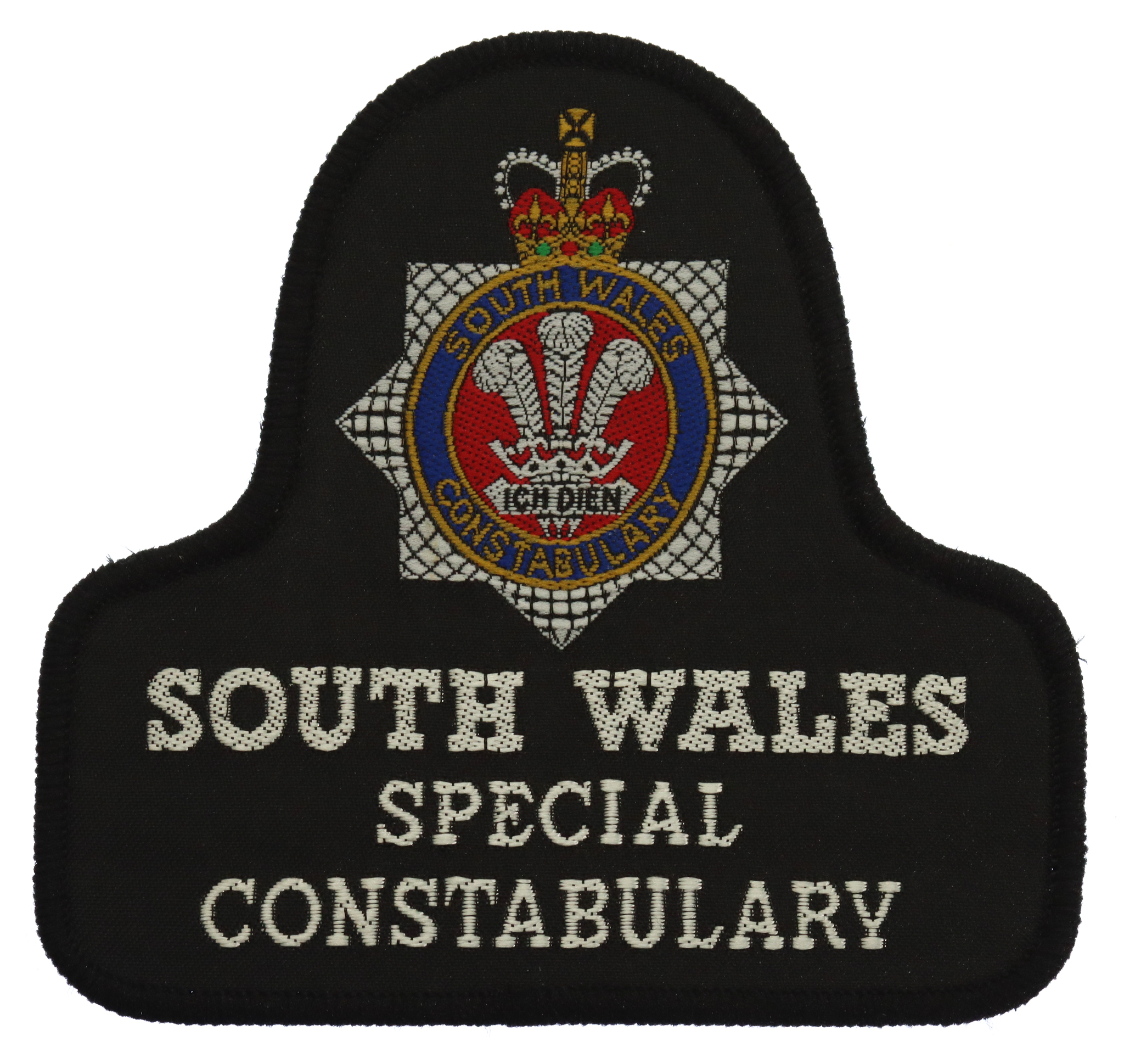 South Wales Special Constabulary Cloth Bell Patch Badge