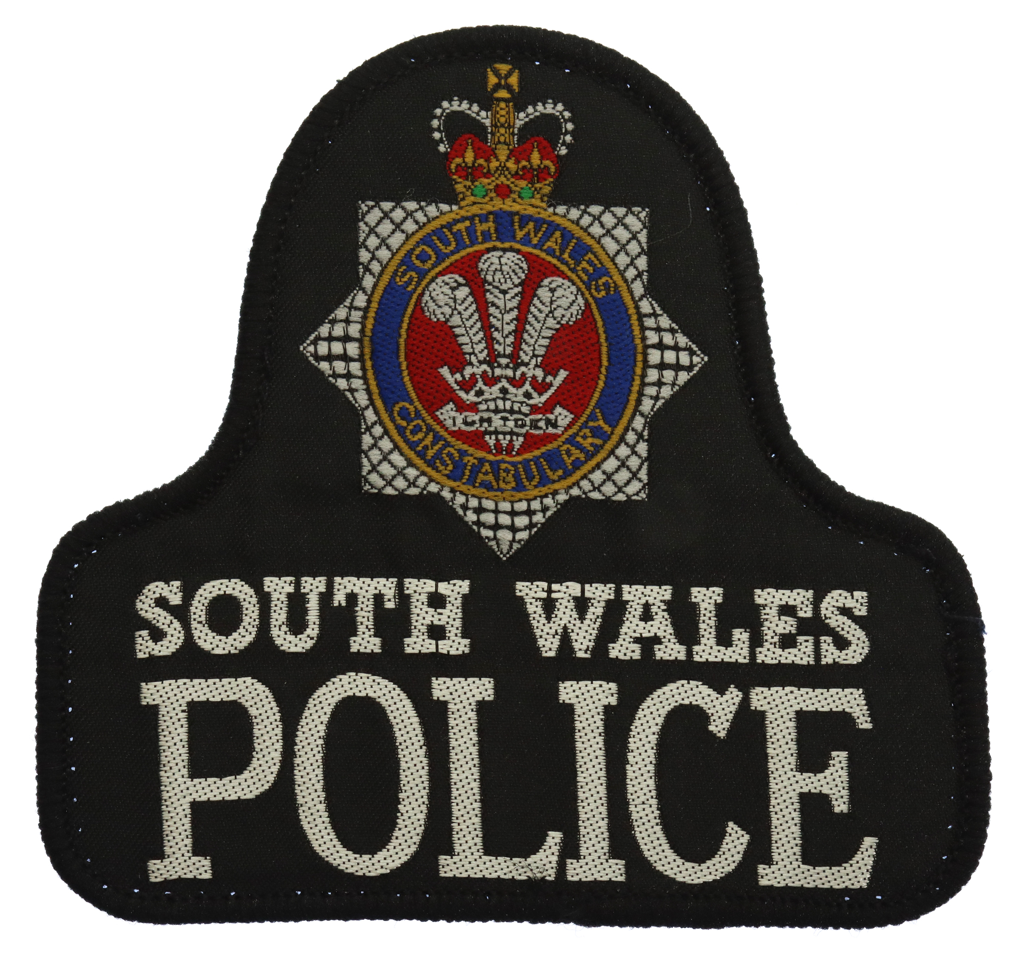 South Wales Constabulary Police Cloth Bell Patch Badge