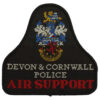 Devon & Cornwall Police Air Support Cloth Bell Patch Badge