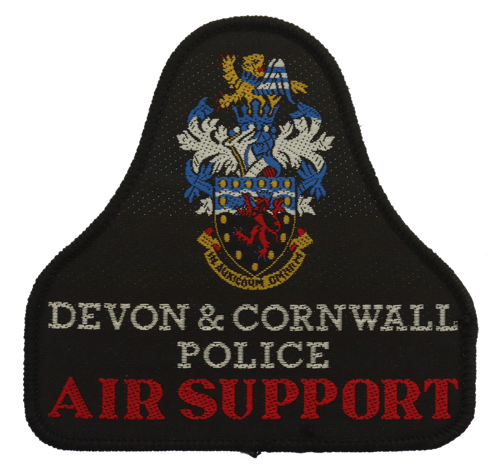 Devon & Cornwall Police Air Support Cloth Bell Patch Badge
