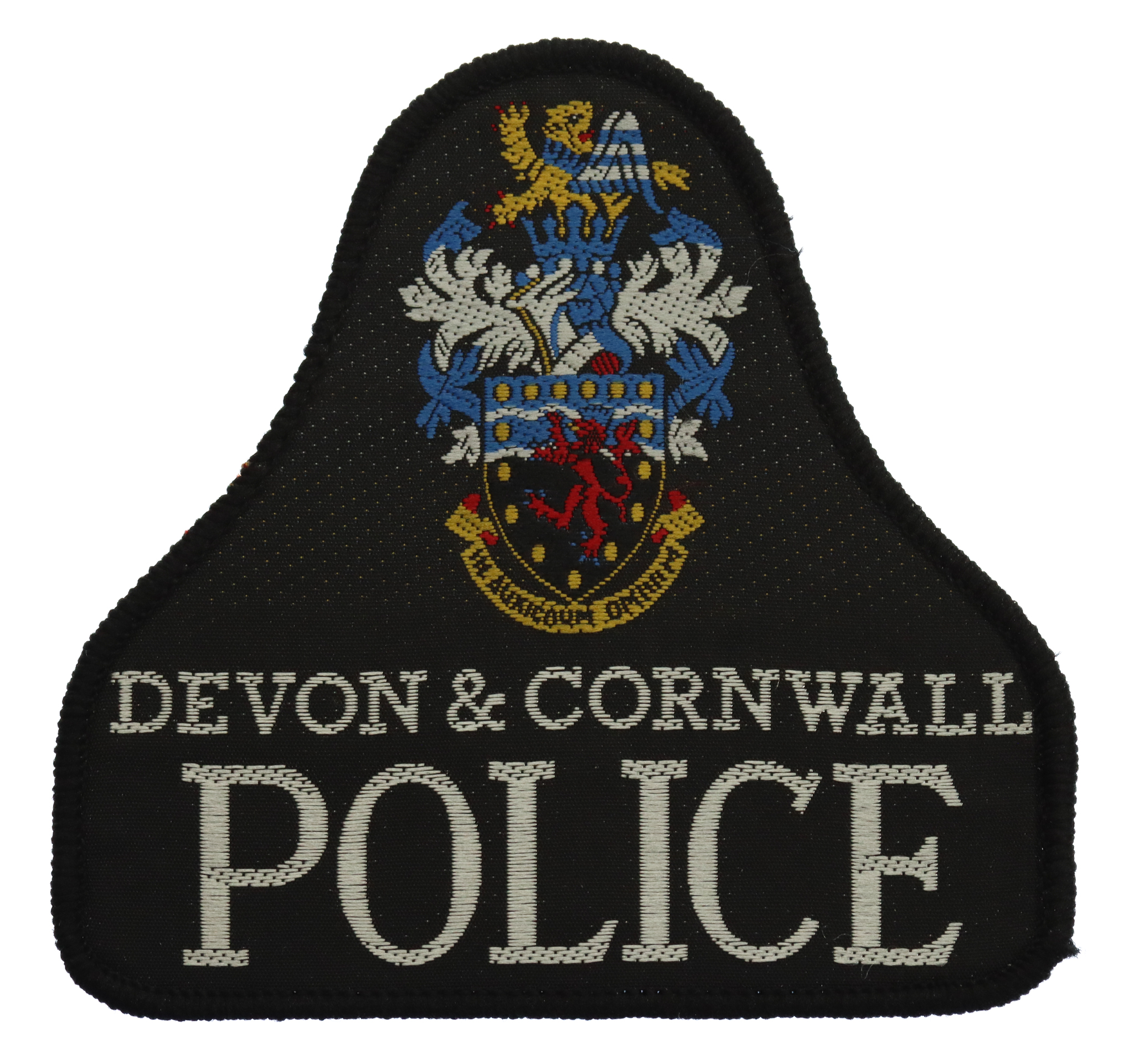 Devon & Cornwall Police Cloth Bell Patch Badge