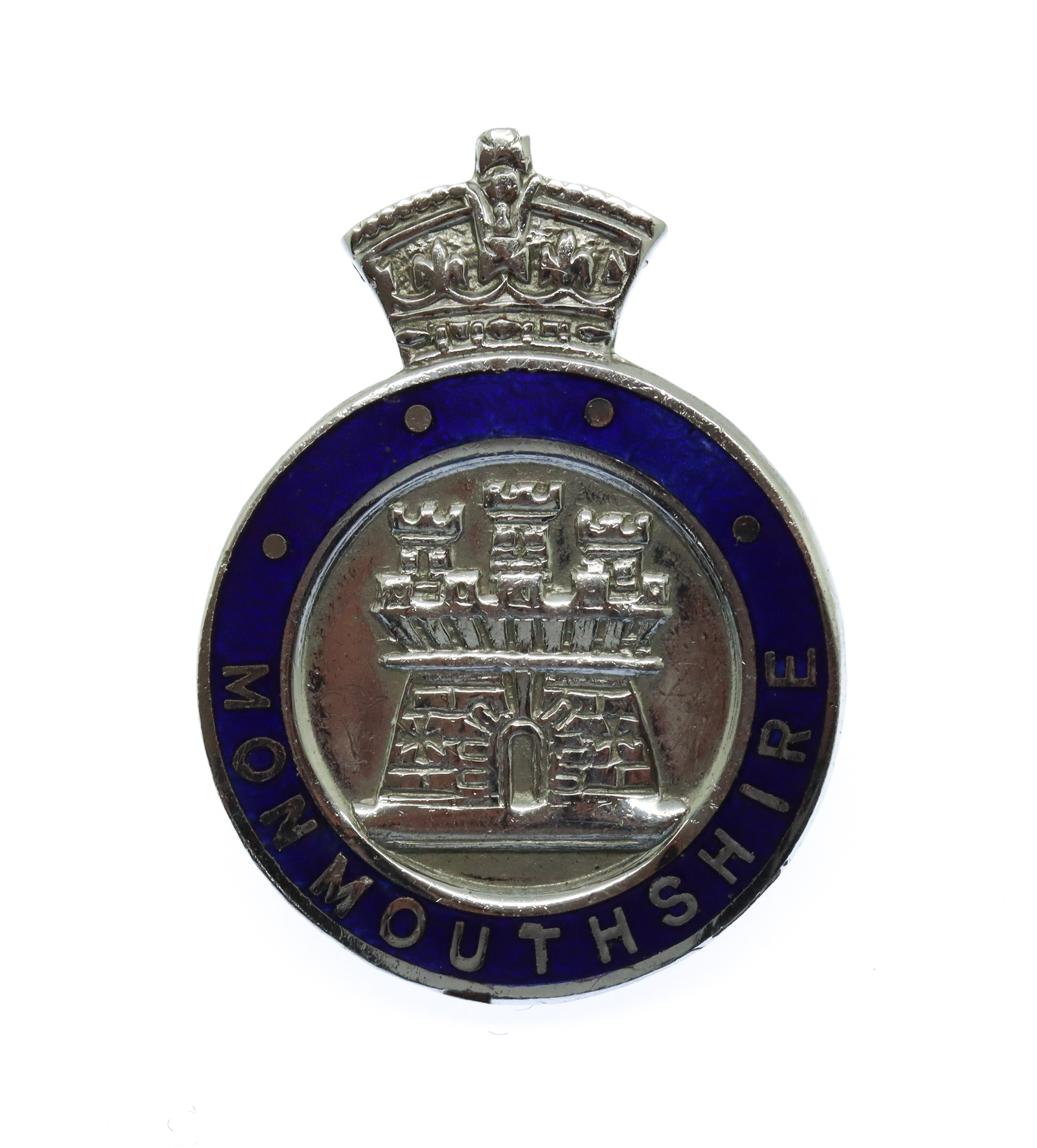Monmouthshire Constabulary Enamelled Collar/Epaulette Badge