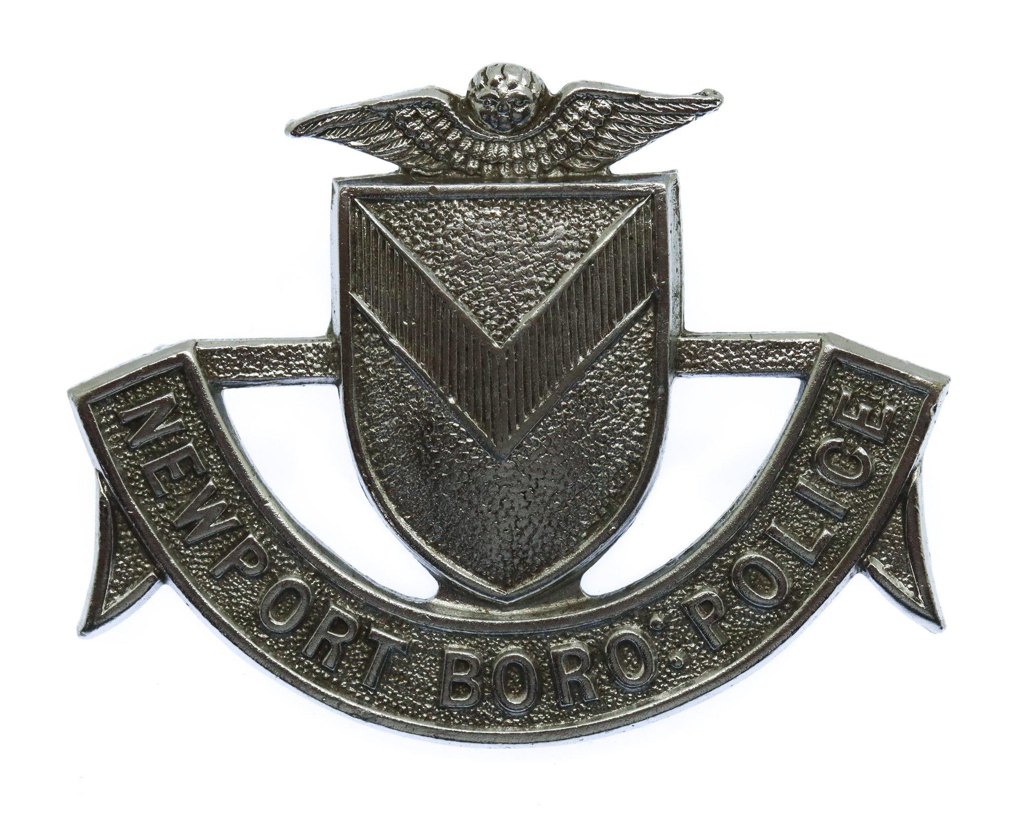 Newport Borough Police Collar Badge