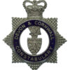 Devon & Cornwall Constabulary Senior Officer's Enamelled Cap Badge - Queen's Crown