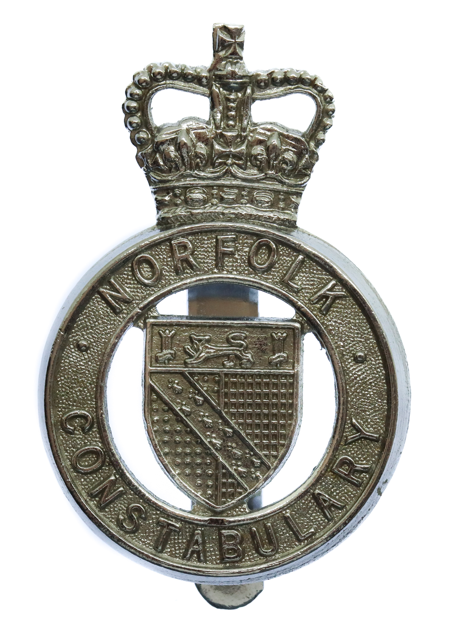 Norfolk Constabulary Cap Badge - Queen's Crown