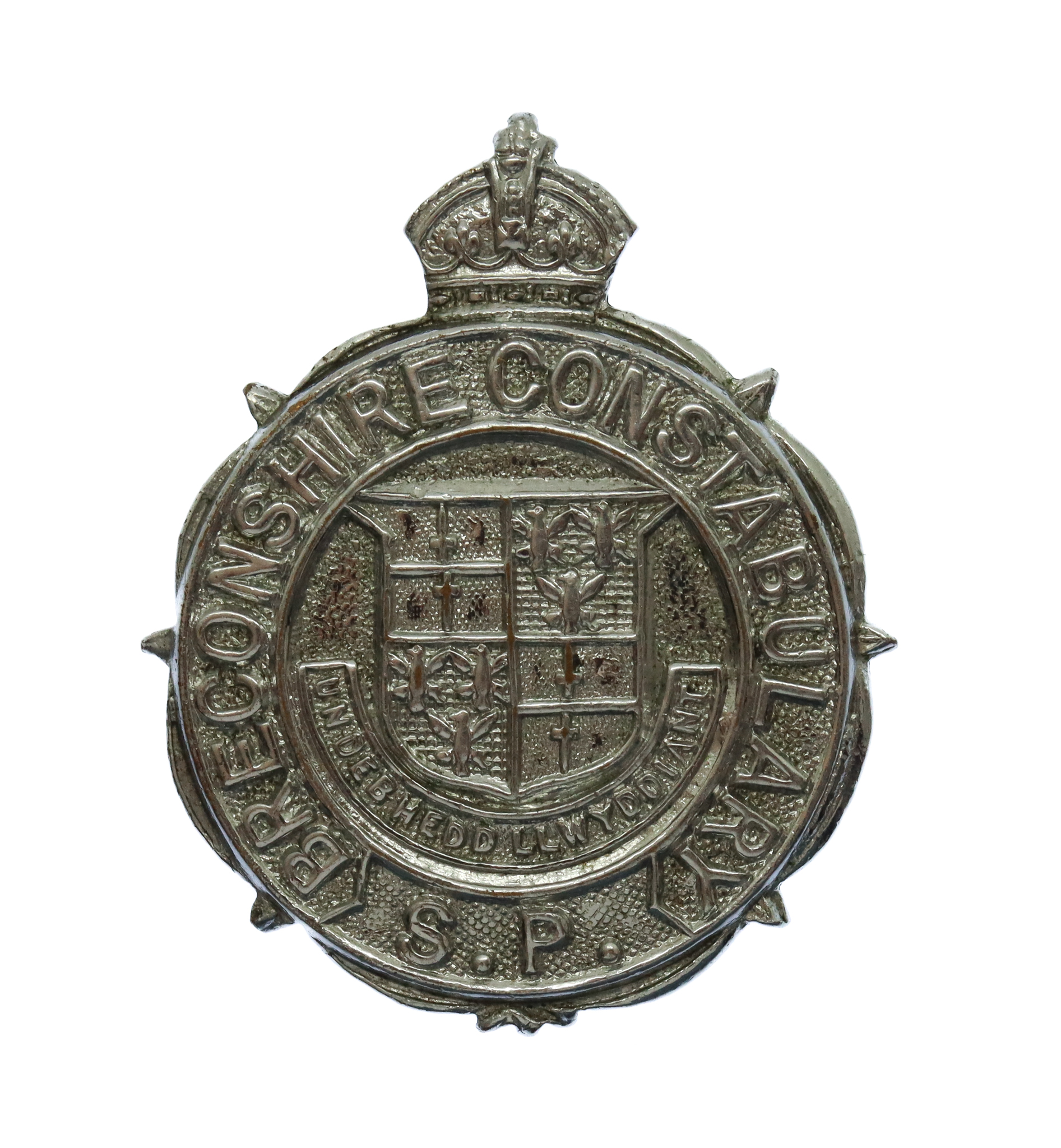 Breconshire Special Constabulary Lapel Badge - King's Crown