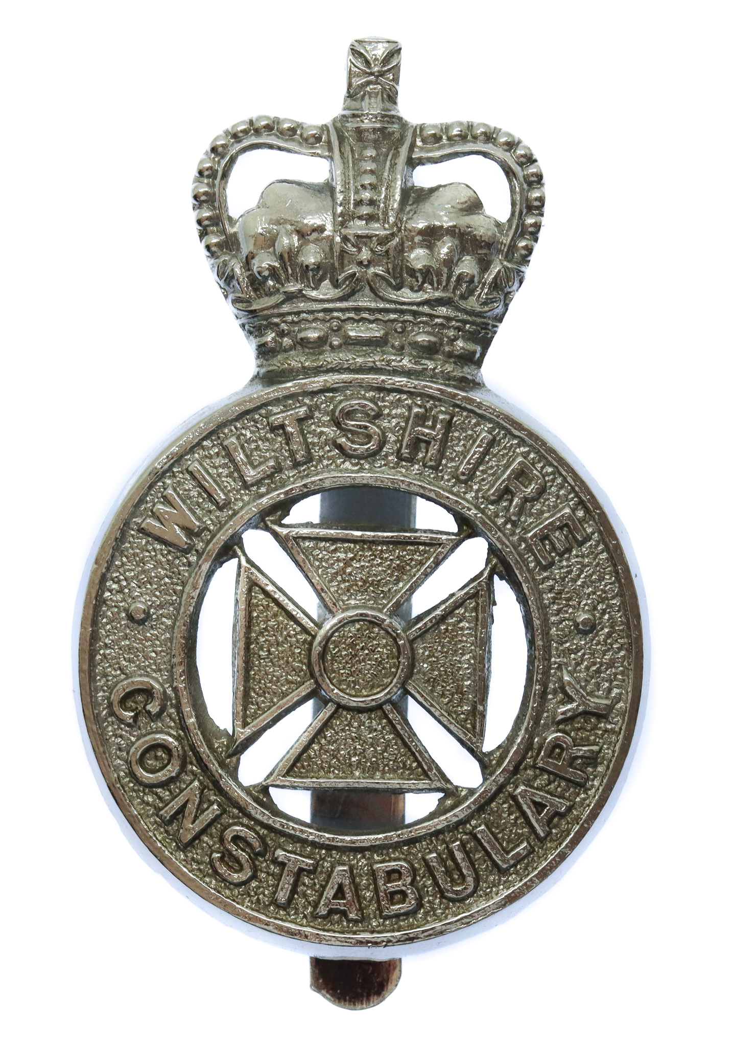 Wiltshire Constabulary Cap Badge - Queen's Crown