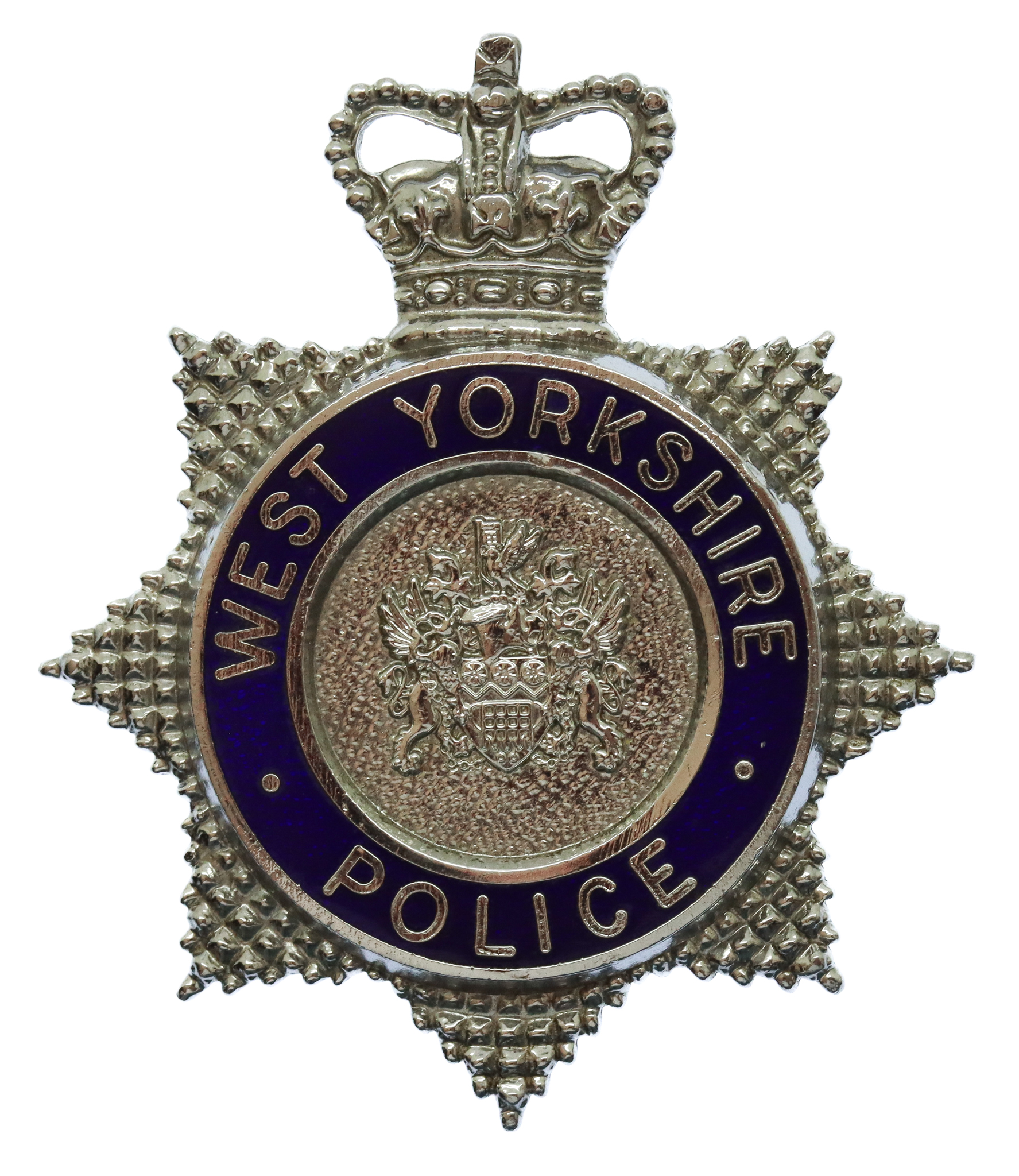 West Yorkshire Police Enamelled Cap Badge - Queen's Crown