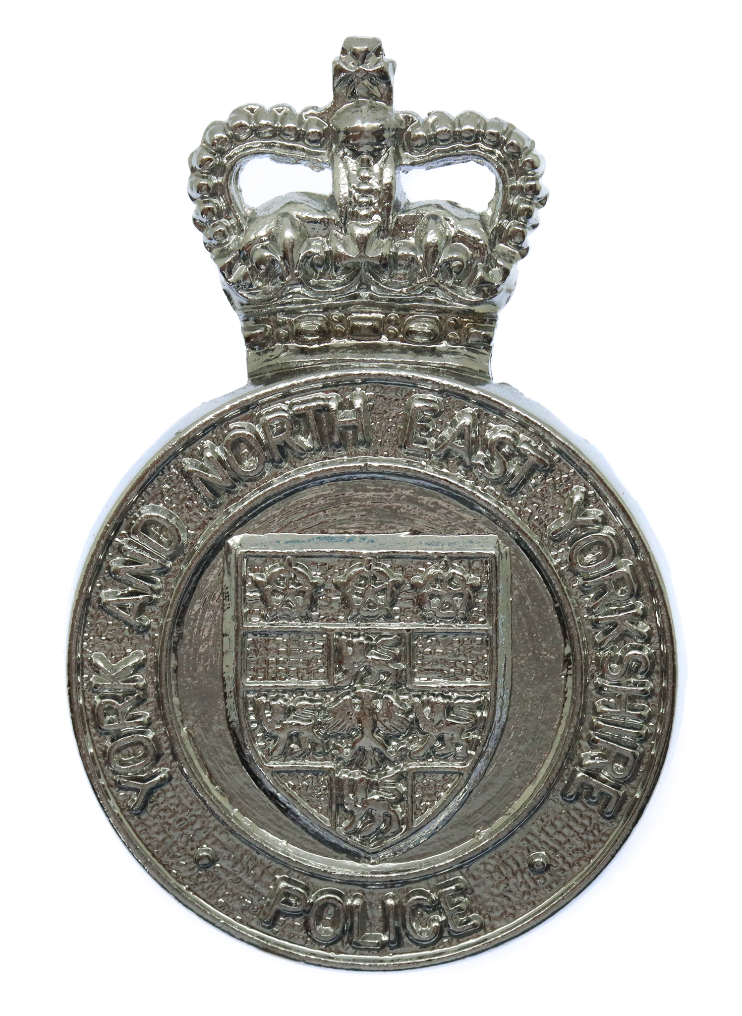 York and North East Yorkshire Police Cap Badge - Queen's Crown