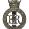 Newport Borough Police Cap Badge - Queen's Crown