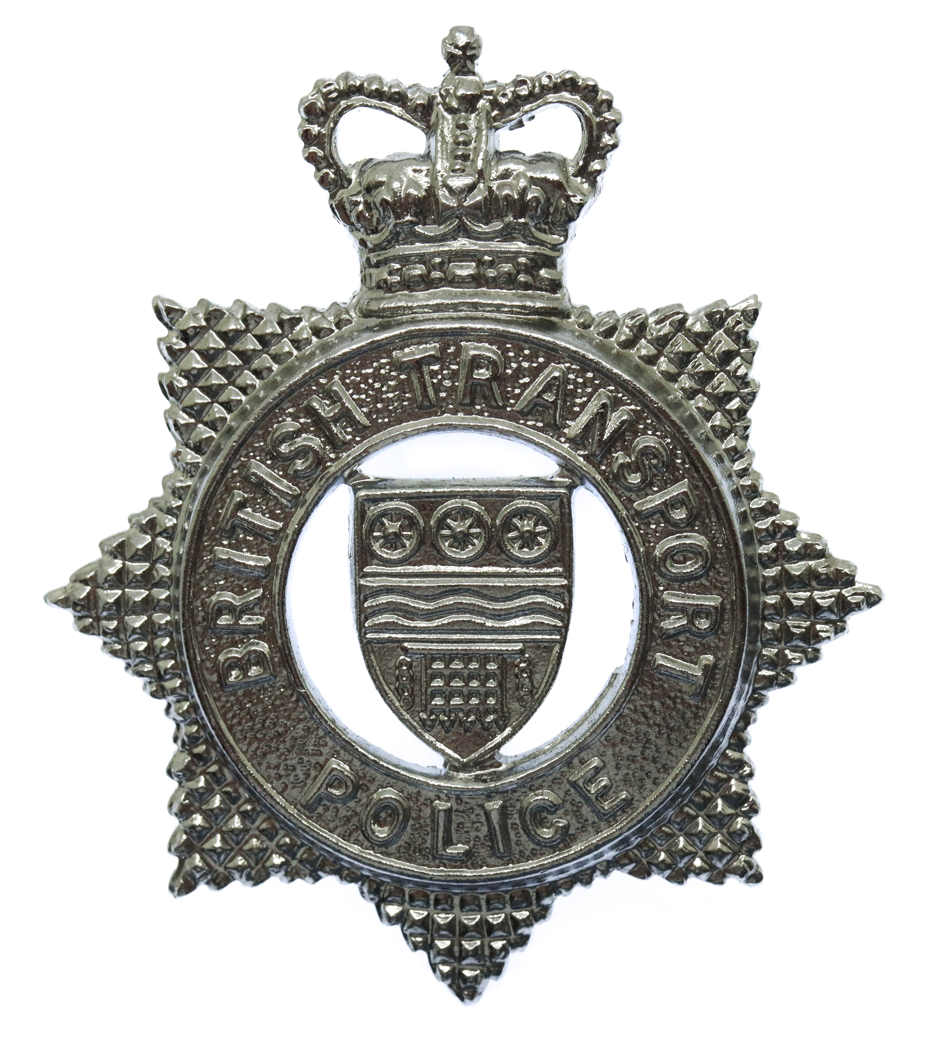 British Transport Police (B.T.P.) Cap Badge - Queen's Crown