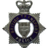British Transport Police (B.T.P.) Senior Officer's Enamelled Cap Badge - Queen's Crown