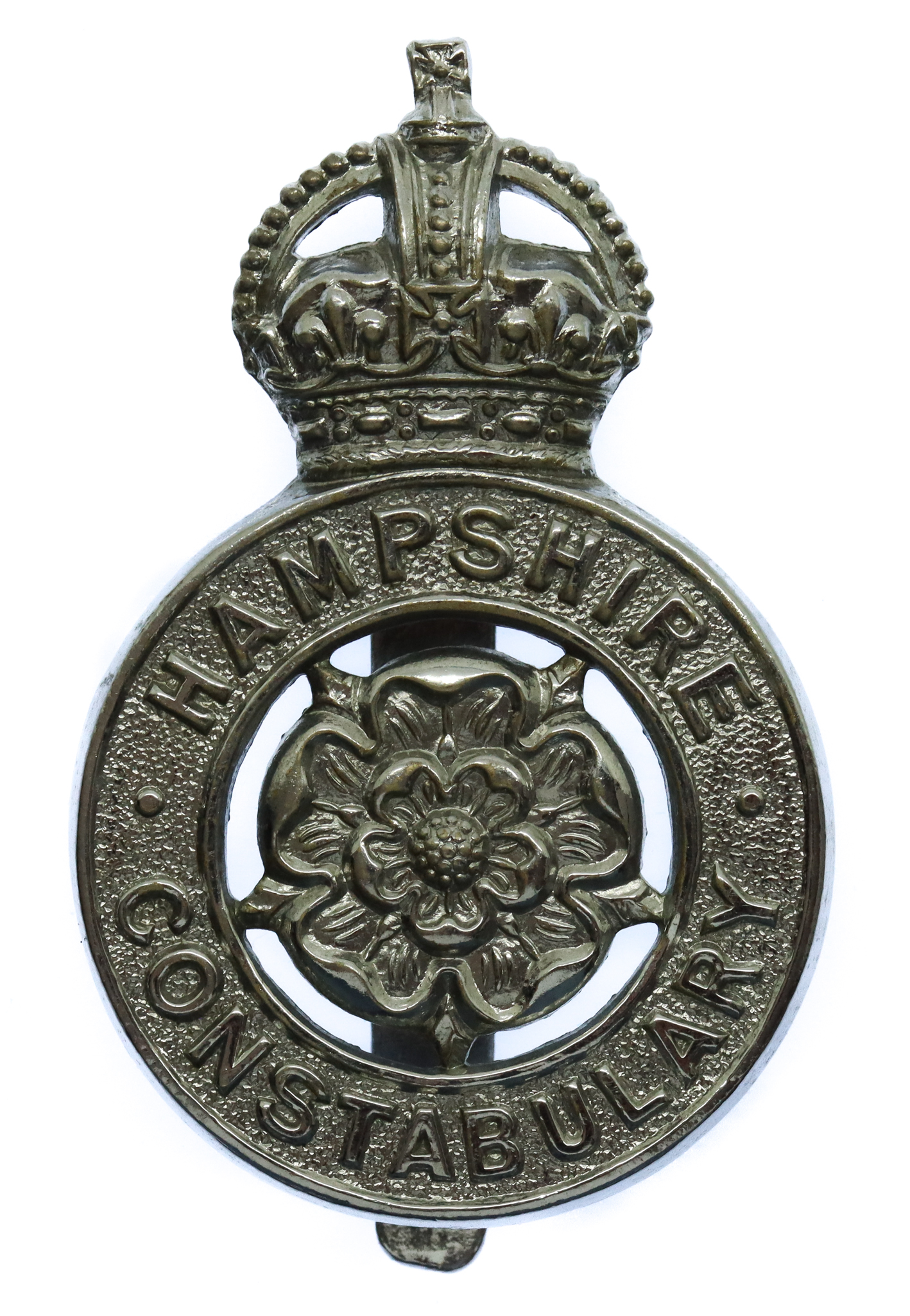 Hampshire Constabulary Cap Badge - King's Crown