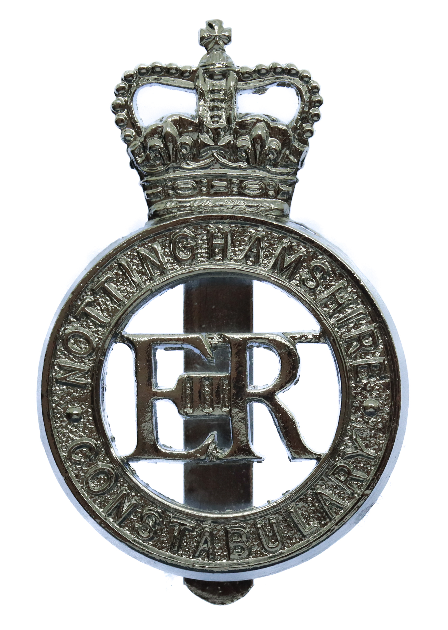 Nottinghamshire Constabulary Cap Badge - Queen's Crown