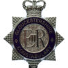 Gloucestershire Constabulary Enamelled Star Cap Badge - Queen's Crown