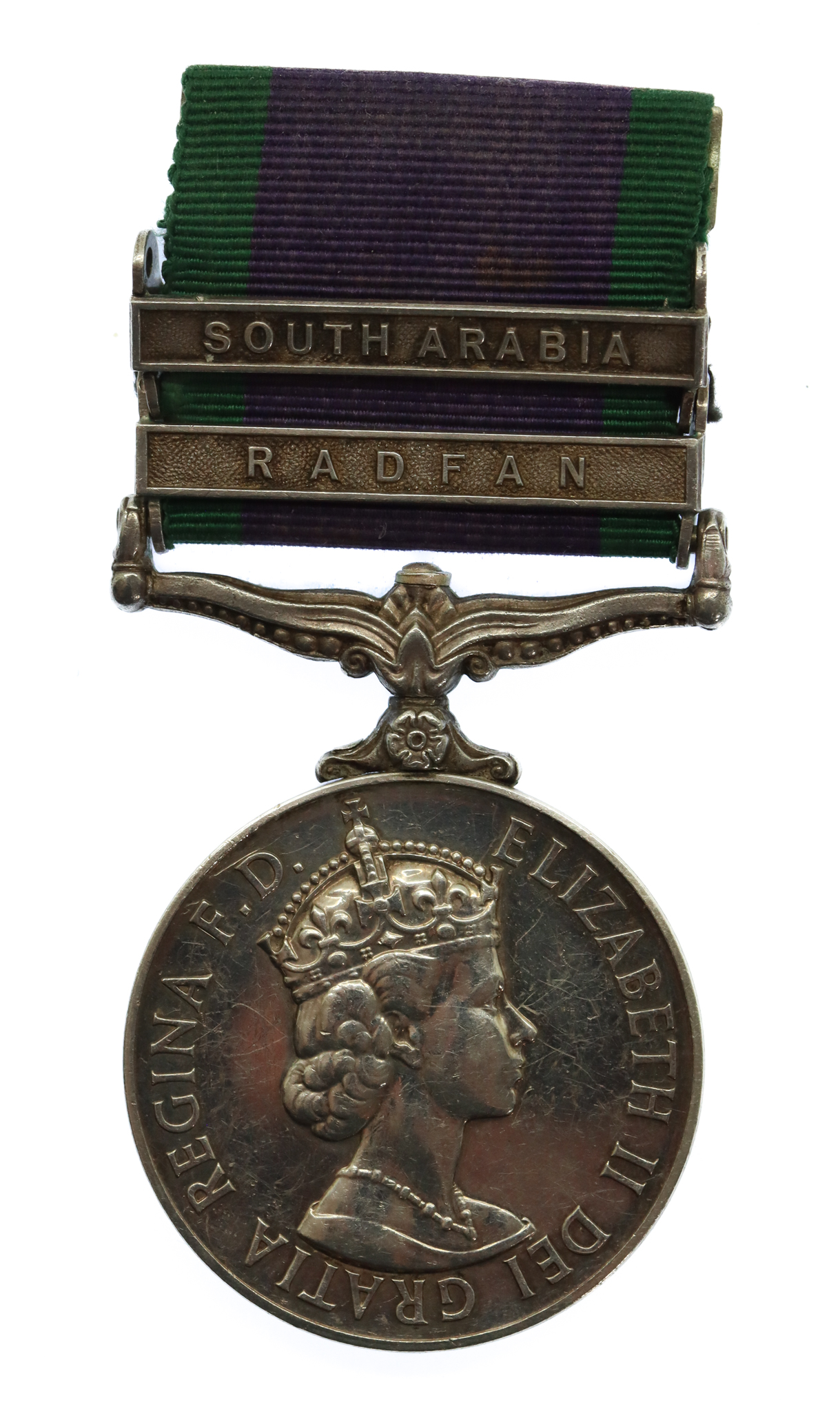 Campaign Service Medal (Clasps - Radfan, South Arabia) - Writer P.H. Skinley, Royal Navy