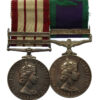 Naval General Service Medal (Clasps - Near East, Brunei) and Campaign Service Medal (Clasp - Borneo) - A.A.1. B. Mills, Royal Navy
