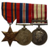WW2 Burma Star, War Medal 1939-45 and Naval General Service Medal (Clasp - S.E. Asia 1945-46) Group of Three - L.Wtr. A. Morris, Royal Navy