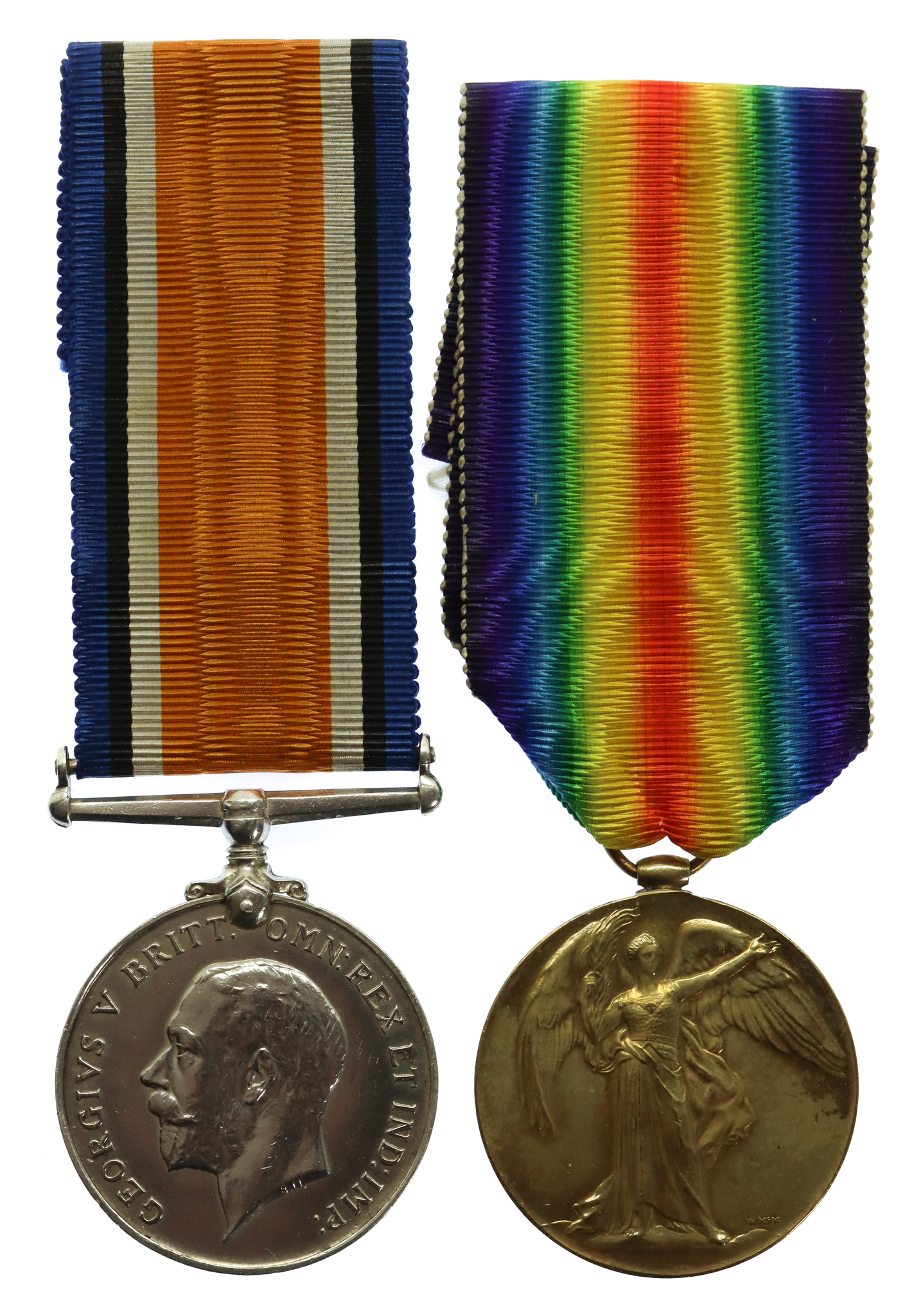WW1 British War & Victory Medal Pair - Pte. J. MacLean, Seaforth Highlanders