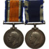 WW1 British War Medal & Royal Navy Long Service & Good Conduct Medal Pair - ERA. F.S. Kelleway, Royal Navy