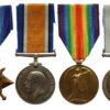 WW1 1914-15 Star Trio and Royal Navy Long Service & Good Conduct Medal Group of Four - Gnr. F.V. Green, Royal Marine Artillery