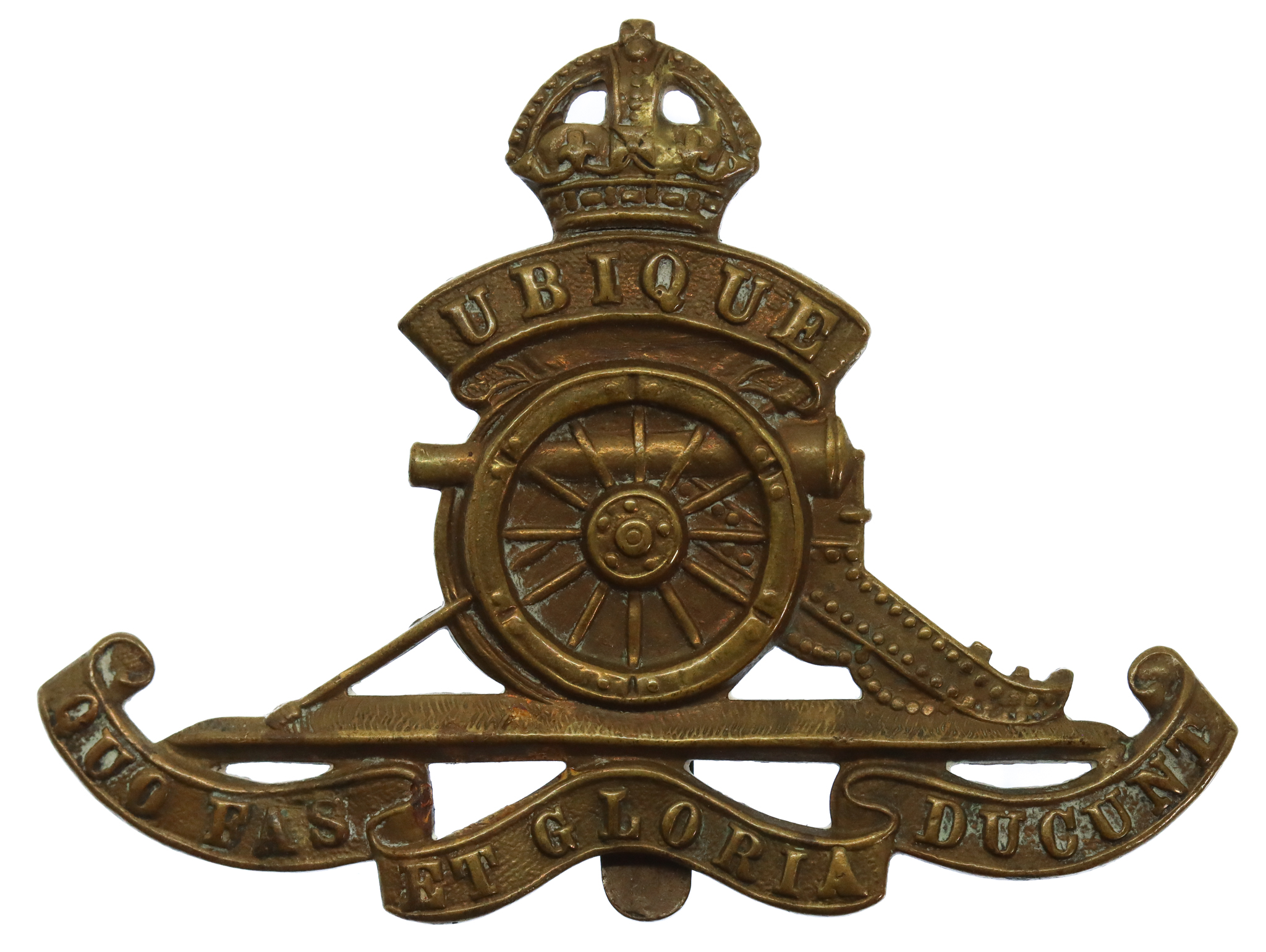 Royal Artillery WW1 Economy Cap Badge