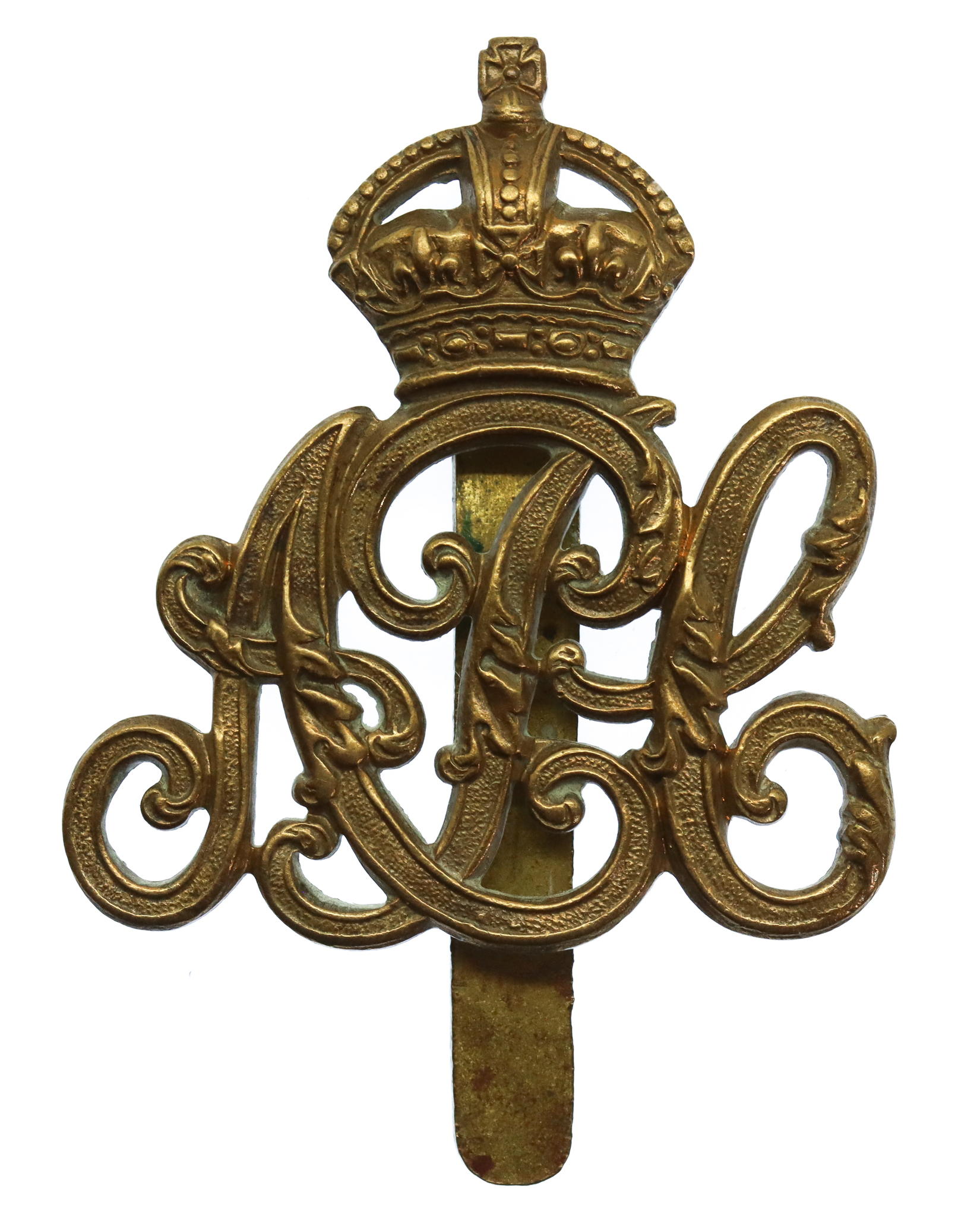 Army Pay Corps (A.P.C.) Cap Badge - King's Crown