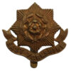 East Yorkshire Regiment WW1 All Brass Economy Cap Badge