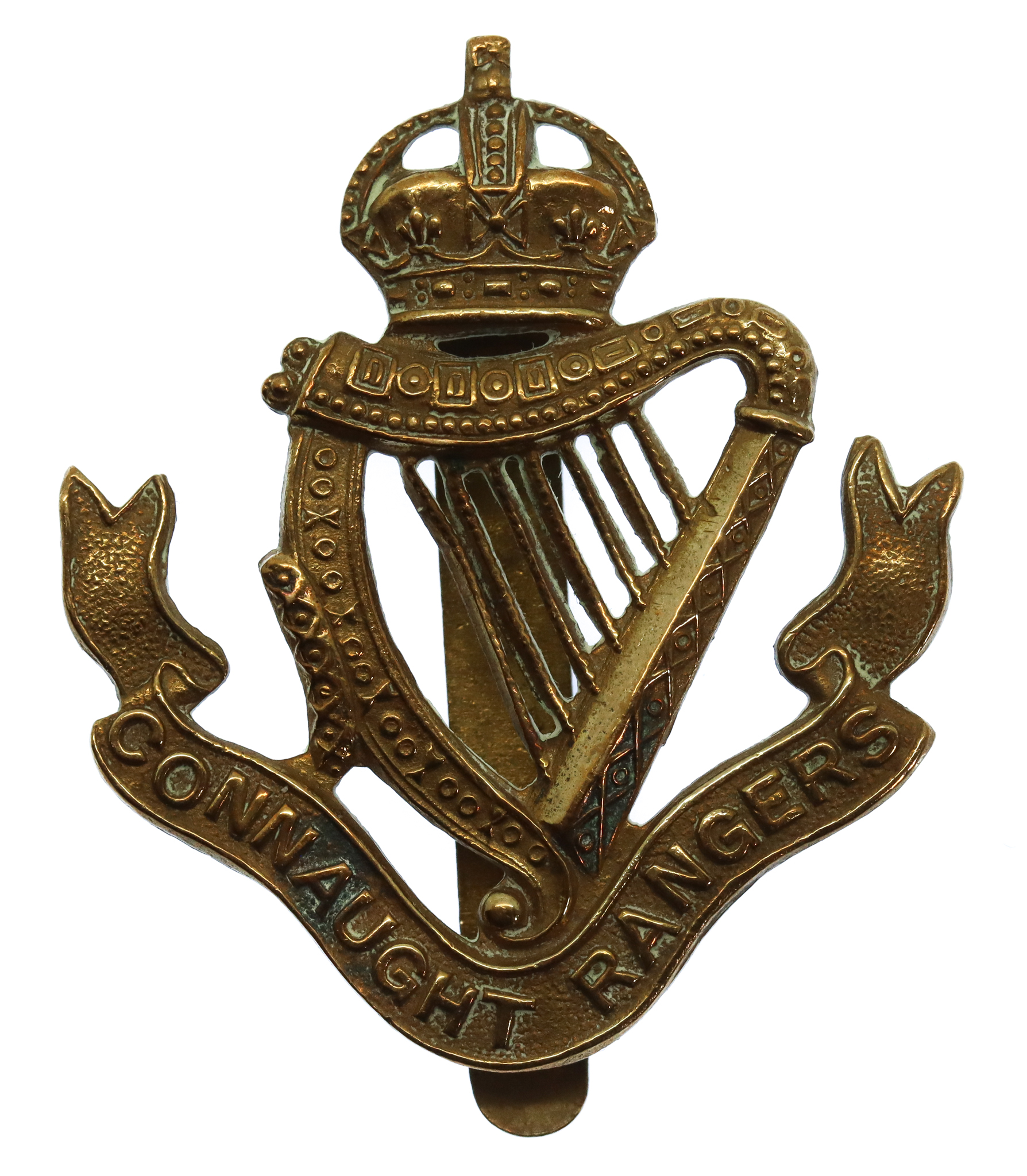 Connaught Rangers Cap Badge - King's Crown
