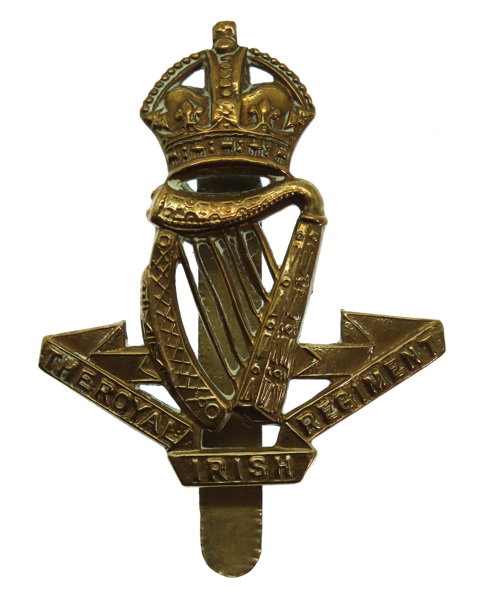 Royal Irish Regiment Cap Badge - King's Crown