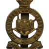 Northumberland Hussars Brass Cap Badge - King's Crown