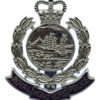 Royal Hong Kong Police Enamelled Cap Badge - Queen's Crown