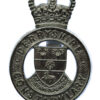 Derbyshire Constabulary Cap Badge - Queen's Crown