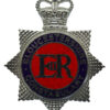 Gloucestershire Constabulary Enamelled Cap Badge - Queen's Crown