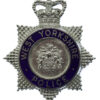 West Yorkshire Police Enamelled Star Cap Badge - Queen's Crown