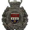 West Mercia Constabulary Enamelled Helmet Plate - Queen's Crown